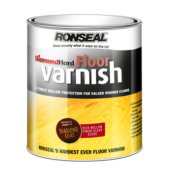 Ronseal Diamond Hard Mellow Floor Varnish Gloss 5L | 36522