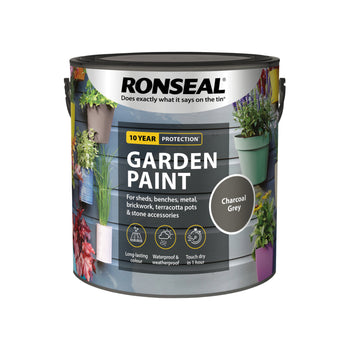 Ronseal Garden Paint Charcoal Grey 2.5L | 38509
