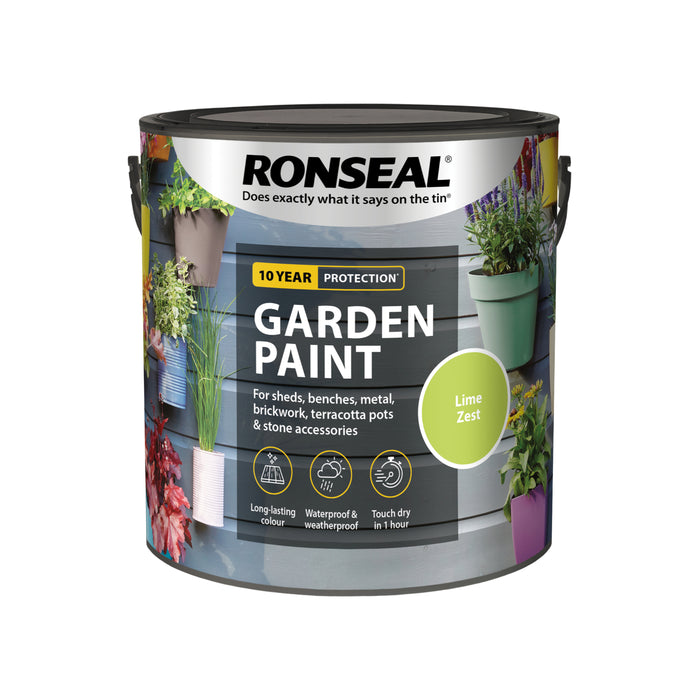 Ronseal Garden Paint Lime Zest 2.5L | 38512