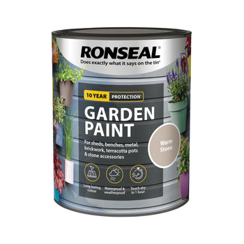 Ronseal Garden Paint Warm Stone 750ml | 37603