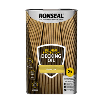 Ronseal Ultimate Protection Decking Oil Natural Pine 5L | 37300