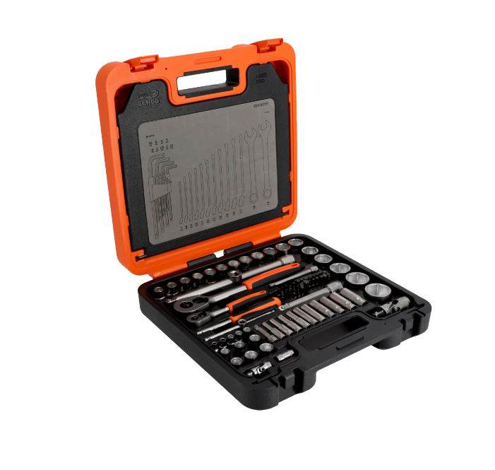 Bahco 98 Piece Socket & Mechanics Set | S98MC1H-STRP