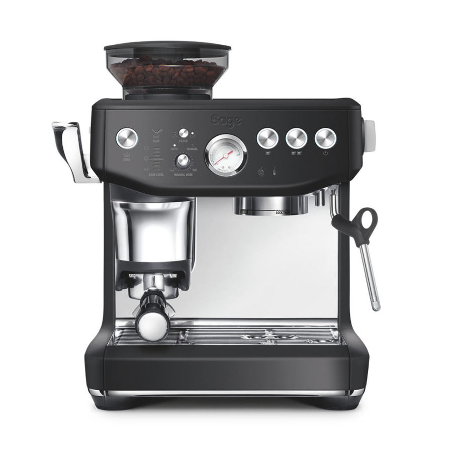 Sage Barista Express Impress Espresso Machine - Black Truffle | SES876BTR4GUK1