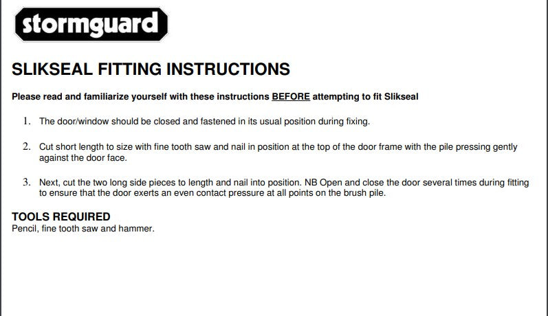 Slikseal Around Door Seal