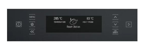 Hotpoint 73L Pyroclean Single Oven Black Touch | SI9891SPBM