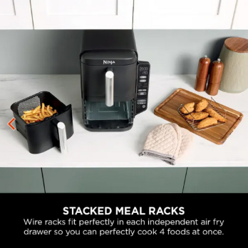 Ninja Double Stack 2-drawer Air Fryer 7.6L | SL300UK