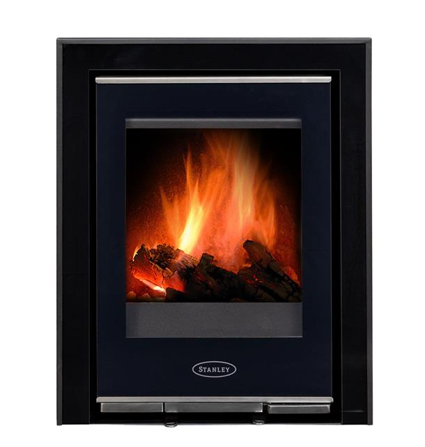 Stanley Solis 5kW Insert Multifuel Stove with 3 Side Frame | SOLI5003SD
