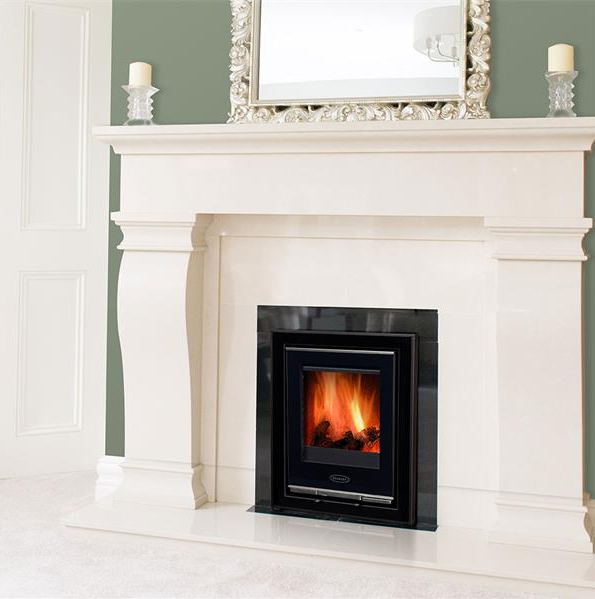 Stanley Solis 5kW Insert Multifuel Stove with 3 Side Frame | SOLI5003SD