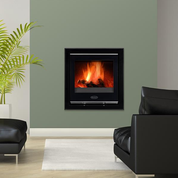 Waterford Stanley Solis I5 Insert Multifuel Stove 5kW 4-Sided | SOLI5004SD