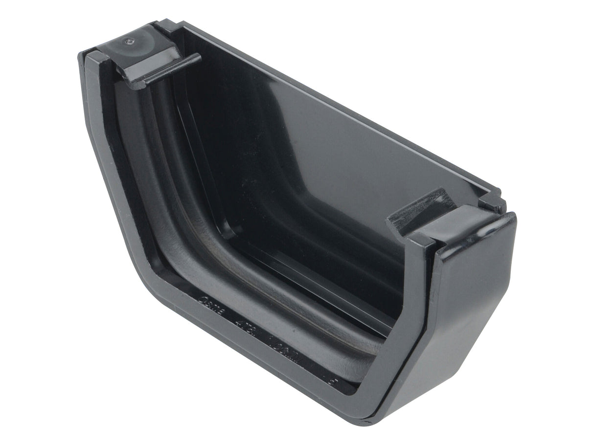 Wavin Squareline Stopend External 100mm Black | T8811BK