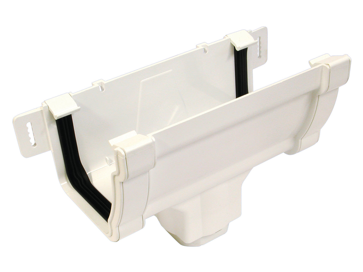 Wavin StormLine Line Running Outlet 111mm White | T9806W