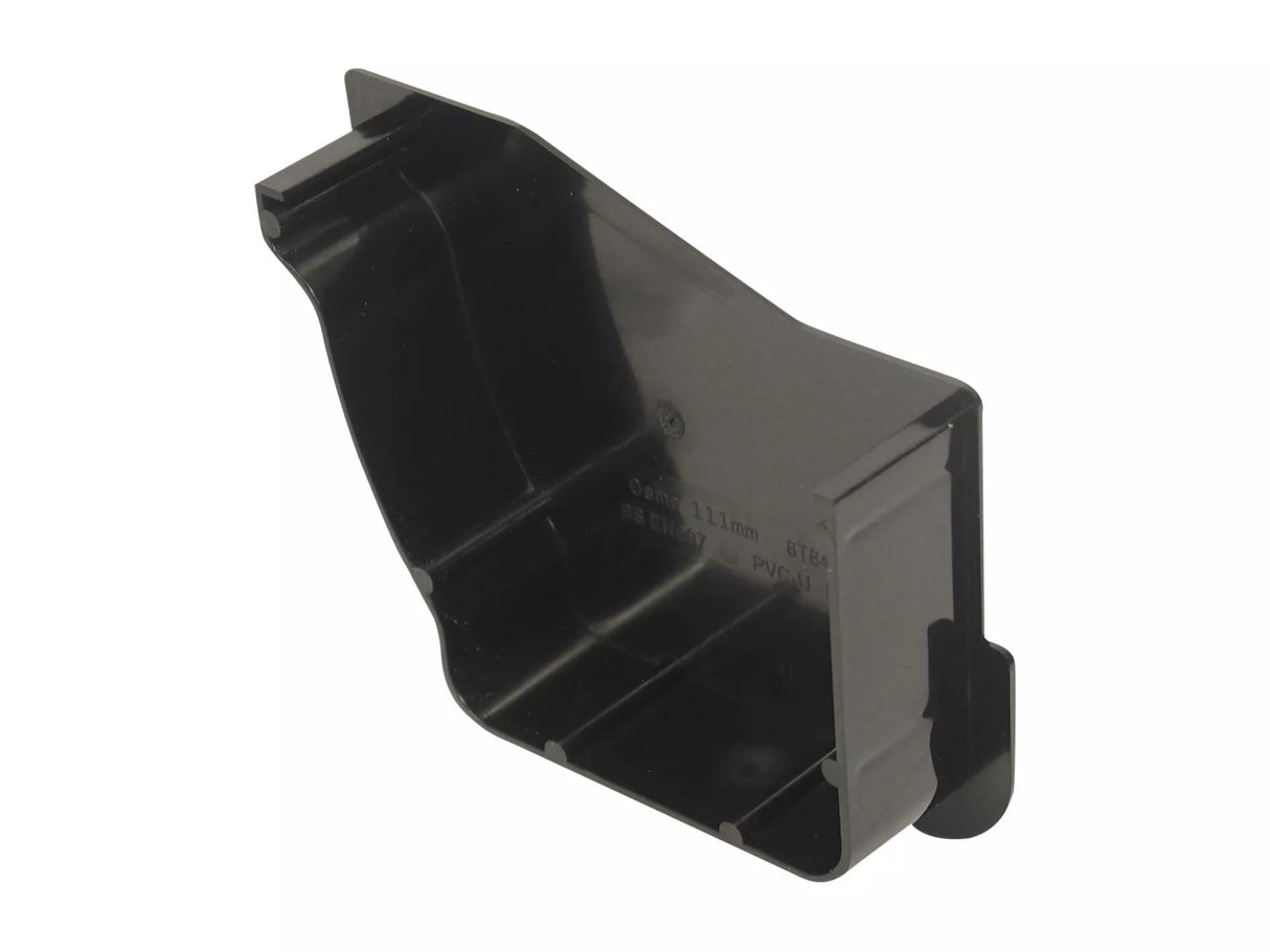 Wavin StormLine Stopend Internal Left-Hand 111mm Black | T9840BK