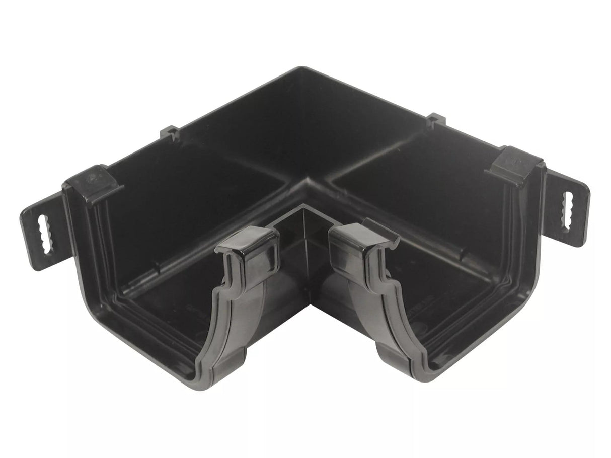 Wavin StormLine Gutter Angle Internal 90° 111mm Black | T9843BK