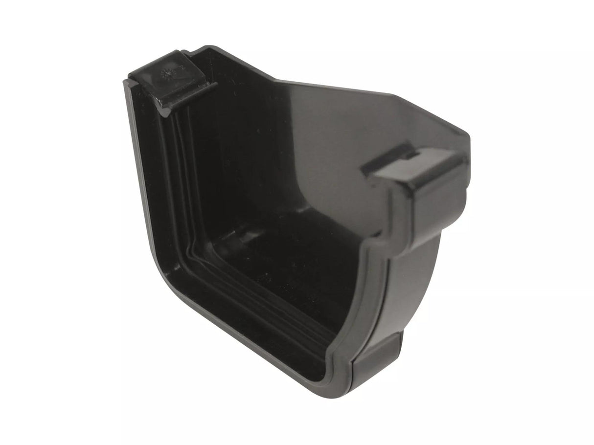 Wavin StormLine Stopend External Right-Hand 111mm Black | T9851BK