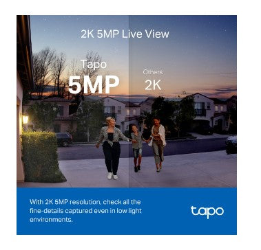 Tapo Smart Battery Video Doorbell Camera Kit | TAPOD230S1