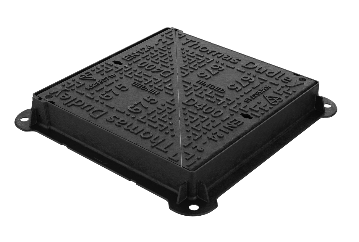 D400 Square Ductile Iron Cover 675 x 675 x 100 mm | TD330927