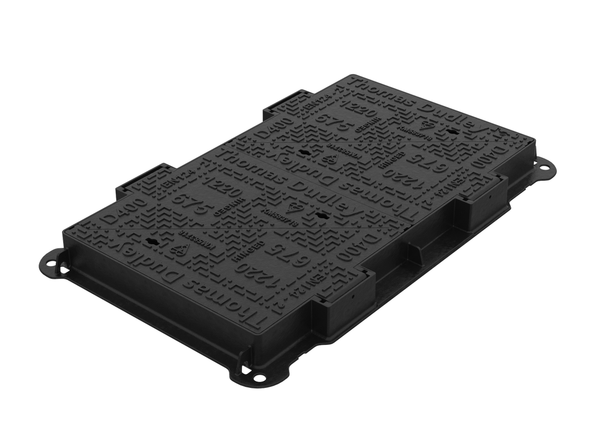 D400 Ductile Iron Cover 1200 x 675 x 100 mm | TD330942