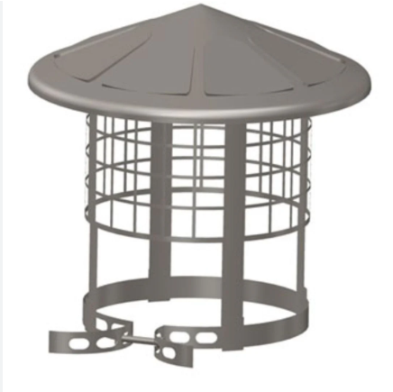 Rain and Bird Guard for Chimney Cowl | THC