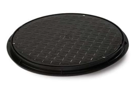 Round PP Cover & Frame Black | UG511