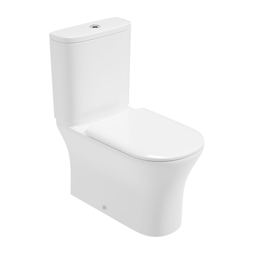 PENA Fully Shrouded Close Coupled Rimless Pan & Alpha Soft Close Seat | USW0334