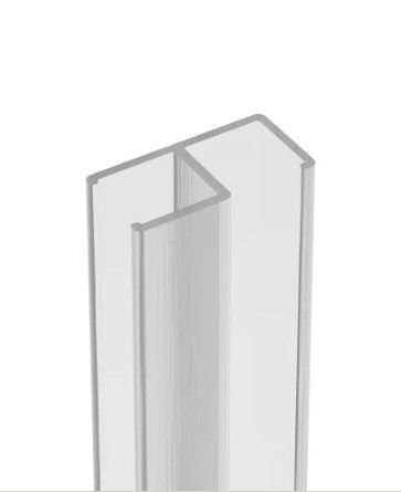 ASPECT Wetroom Glass Clear Corner Seal Connector | UWPSP00007