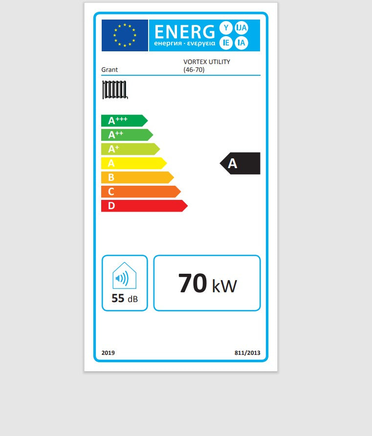 Grant Indoor Vortex Utility 46-70kW (155/240) | VORTUT46-70