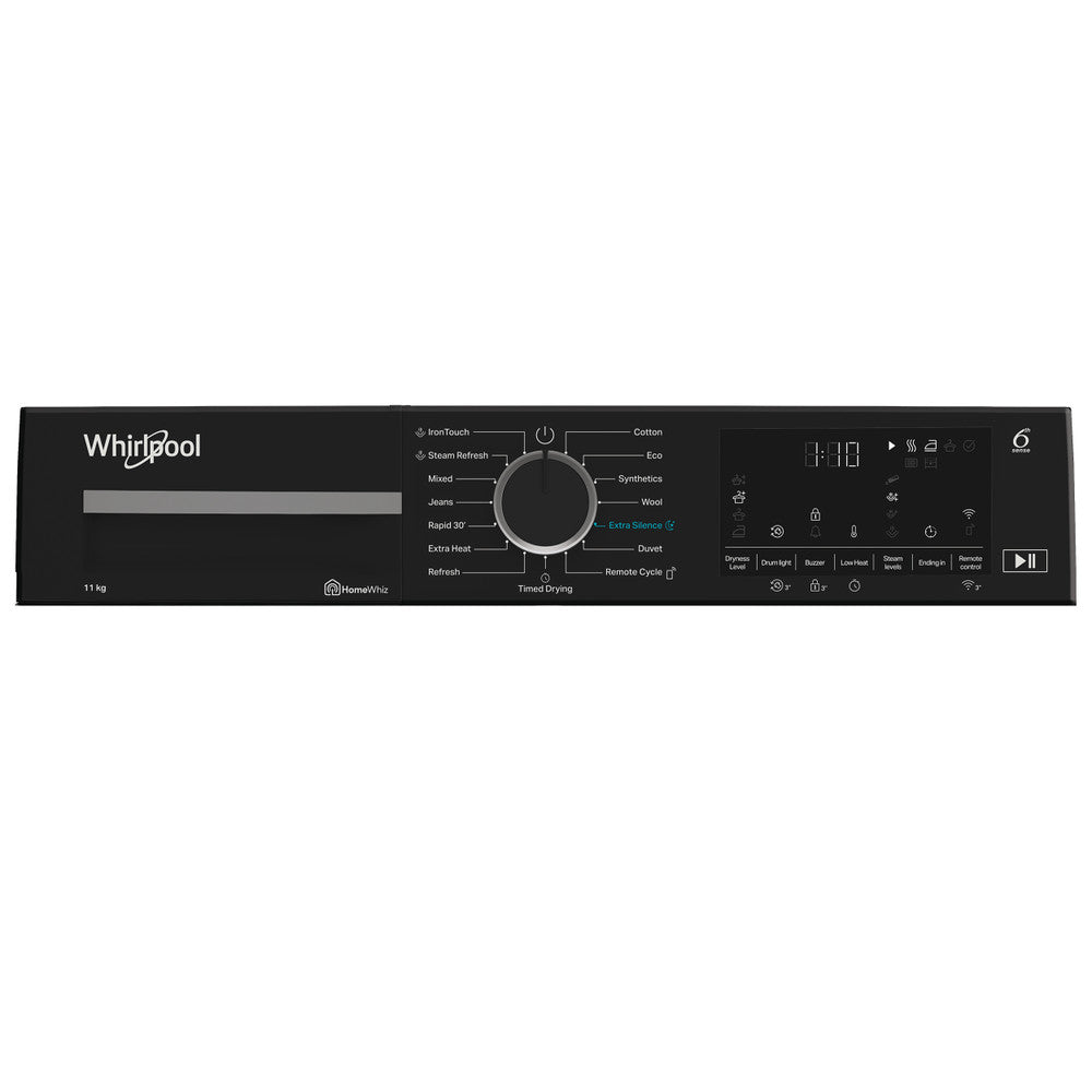 Whirlpool 6th Sense 11kg Heat Pump Tumble Dryer | WDH 11W7 W IRE