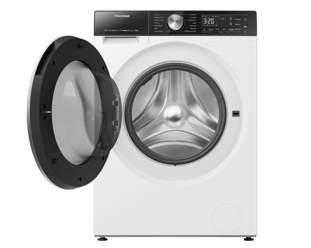 Hisense 5S Series 12kg 1400rpm Freestanding Washing Machine - White | WF5S1245BW