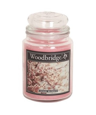 Woodbridge Cherry Blossom Woodbridge Large Scented Candle Jar | WLJ003