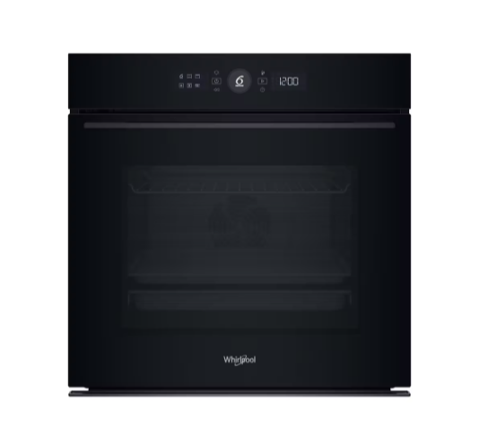 Whirlpool W5 Pyrolytic Built-In Electric Single Oven - Black | WOI5S8PM1BA