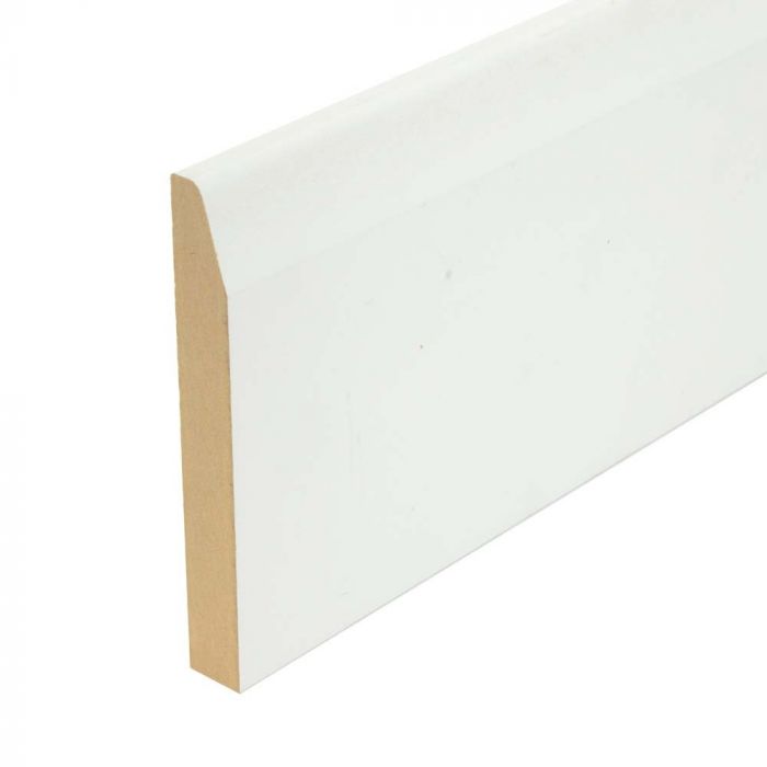 Primed MDF Champered Skirting 18 x 95mm x 5.4m | WPCA95