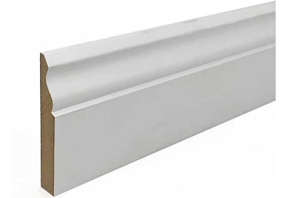 Skirting White Primed MDF Moulded 18x145mmx5.4m | WPMS145