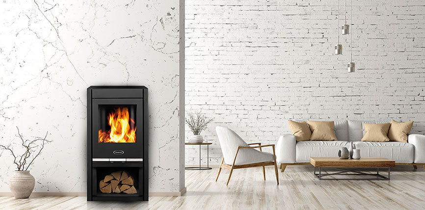 Waterford Stanley Solis F500 Curve Wood Stove