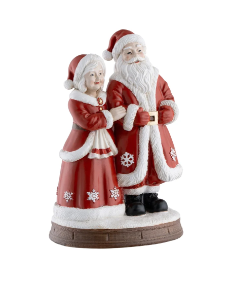Aynsley Mr & Mrs Claus Figurine | XMAS30856