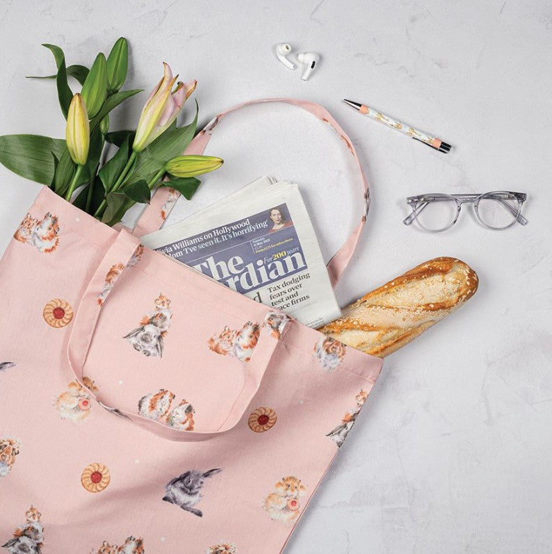 Wrendale Piggy in the Middle Foldable Shopping Bag | BGF003