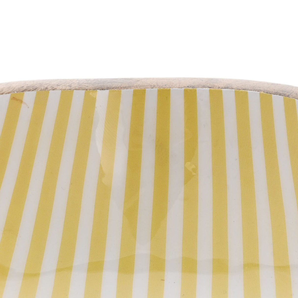 Country Living Mango Wood Bowl 19.5cms - Yellow St | CL1380