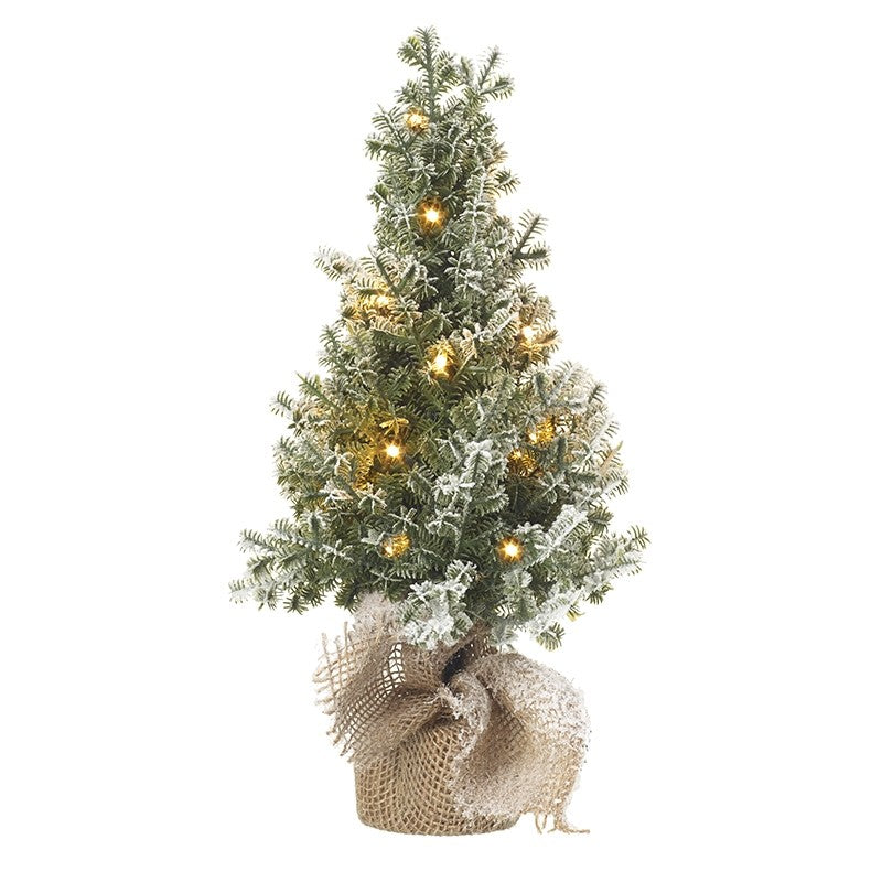 Heaven Sends Light Up Tree With Hessian Base | JJJ028