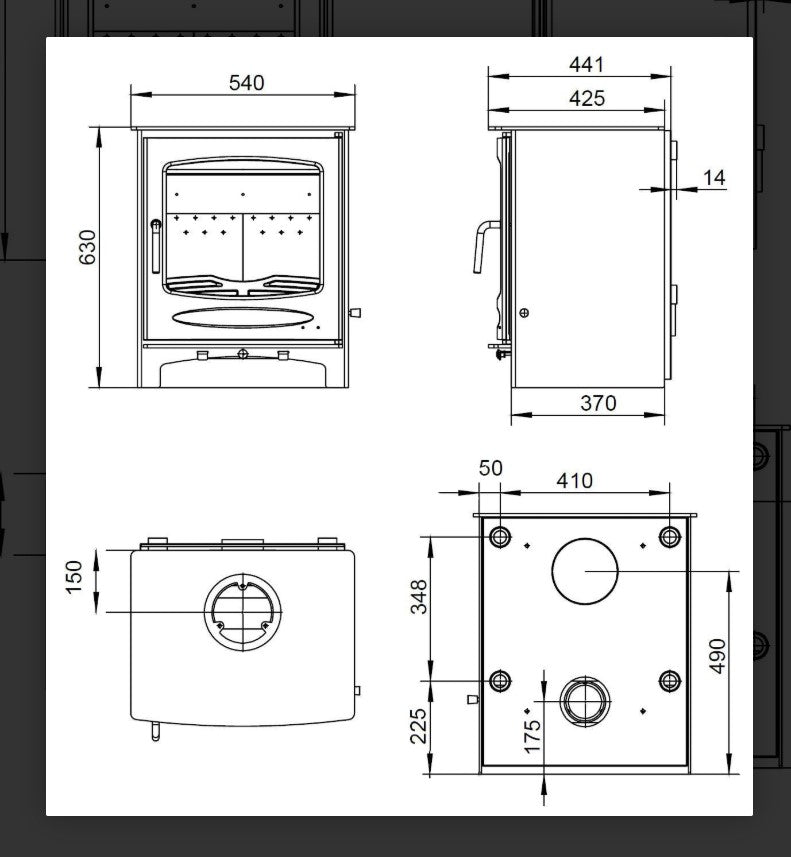 Henley Sherwood 12kW Boiler (Eco) Stove | ST472