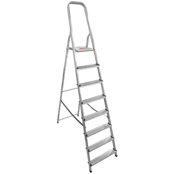 Artub Escabeau EN131 8 Step Aluminium Ladder | 0333-24