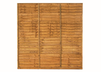 Shiplap Golden Brown Fence Panel 1800 x 1200mm | 1003IND