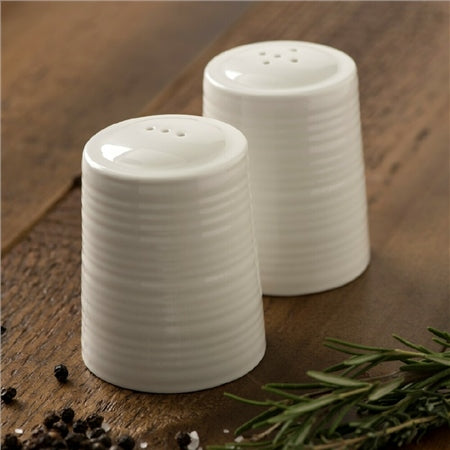 Belleek Ripple Salt & Pepper Set │7973