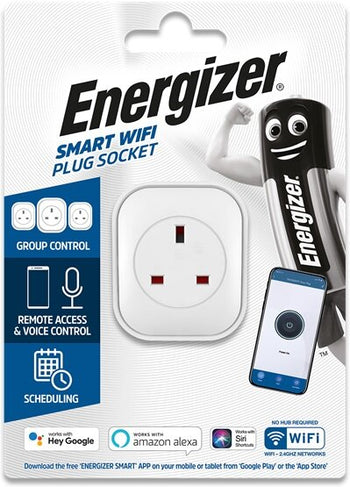Energizer WIFI ''Smart'' Plug Socket │1839-02