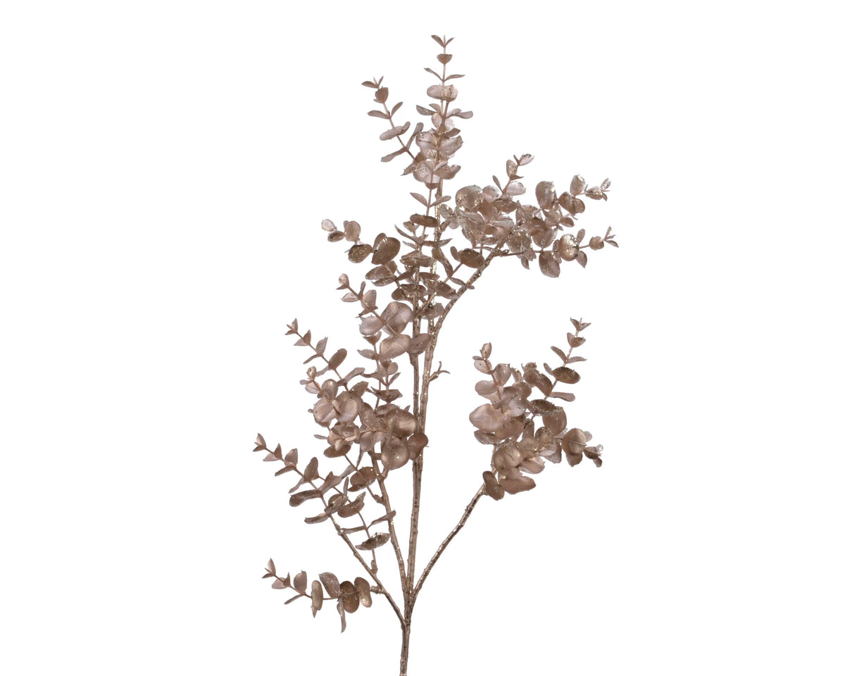 72cm Glitter Eucalypthus On Stem| 220395