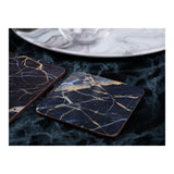 Creative Tops Navy Marble Premium Coasters│5233731