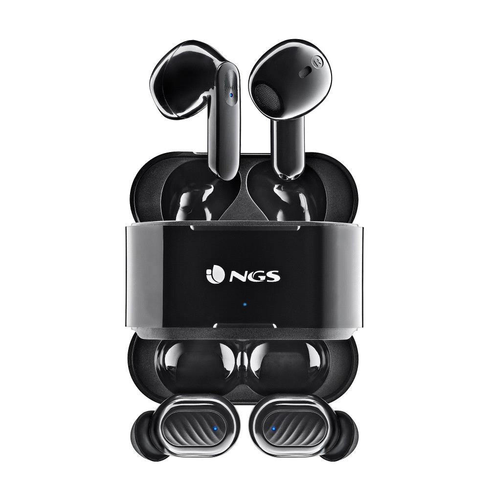 NGS Artica Duo Wireless Touch Control BT Headphones - Black | 621211