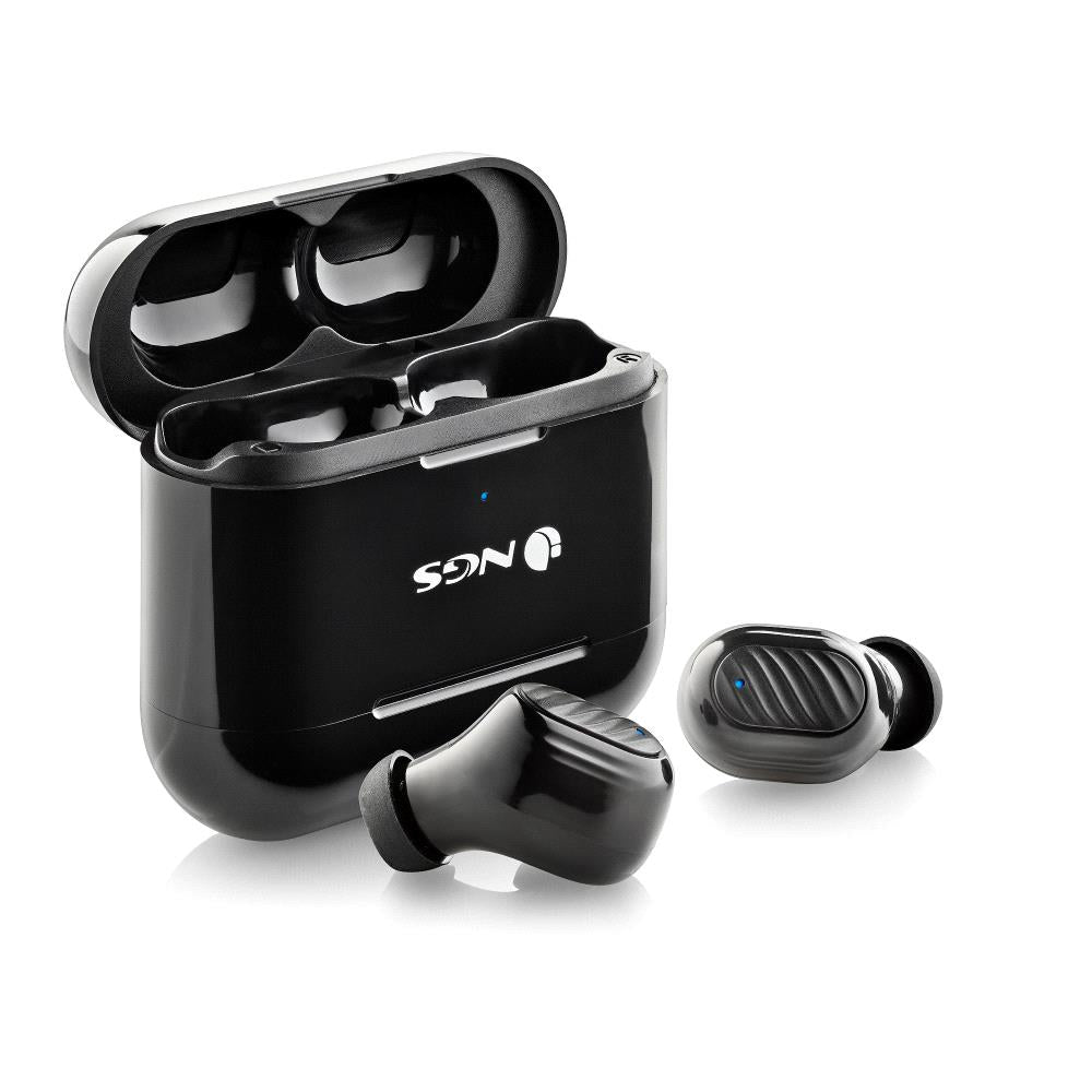 NGS Artica Duo Wireless Touch Control BT Headphones - Black | 621211