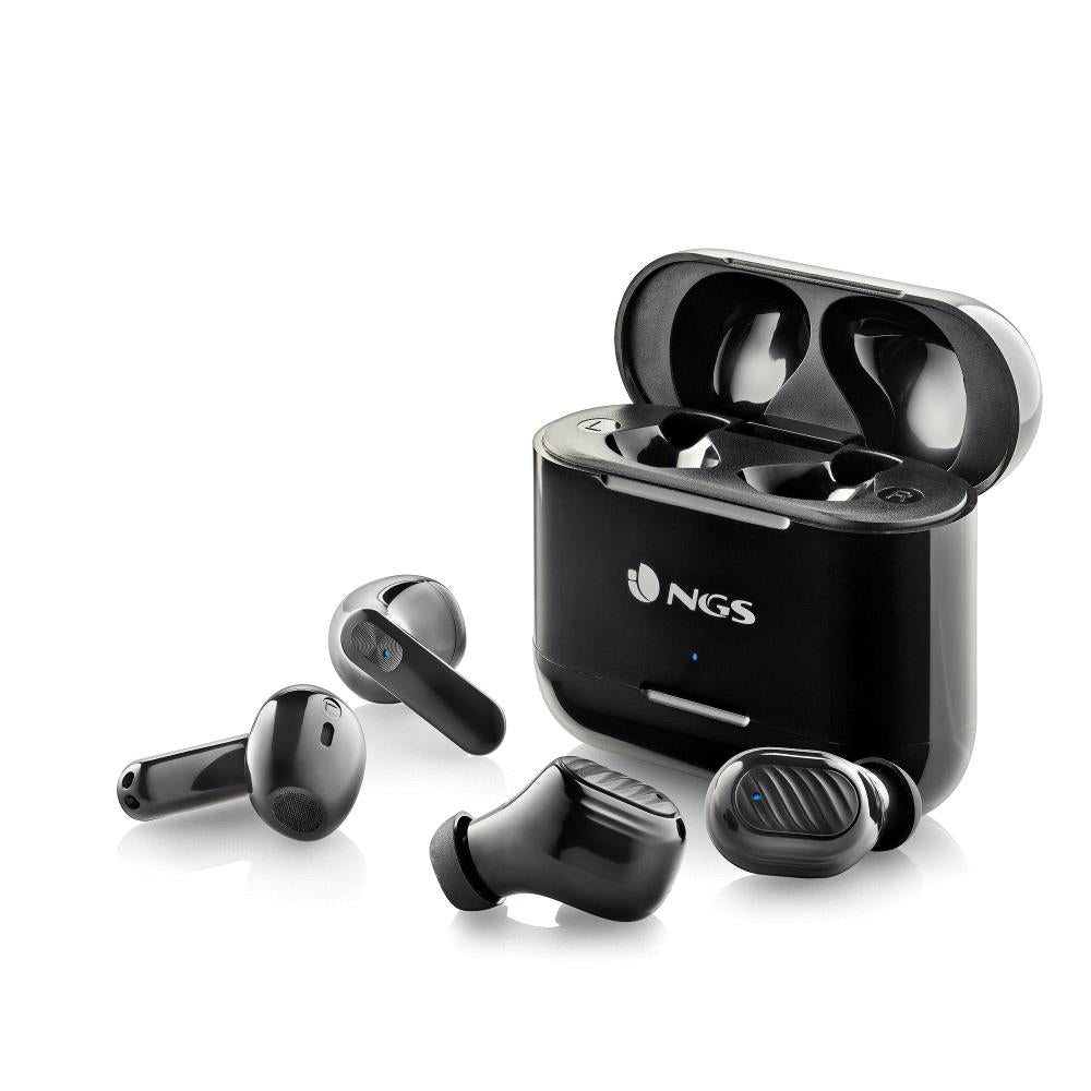 NGS Artica Duo Wireless Touch Control BT Headphones - Black | 621211