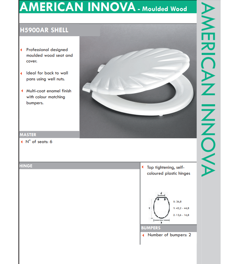 Bemis Tampa Shell Toilet Seat | CD01