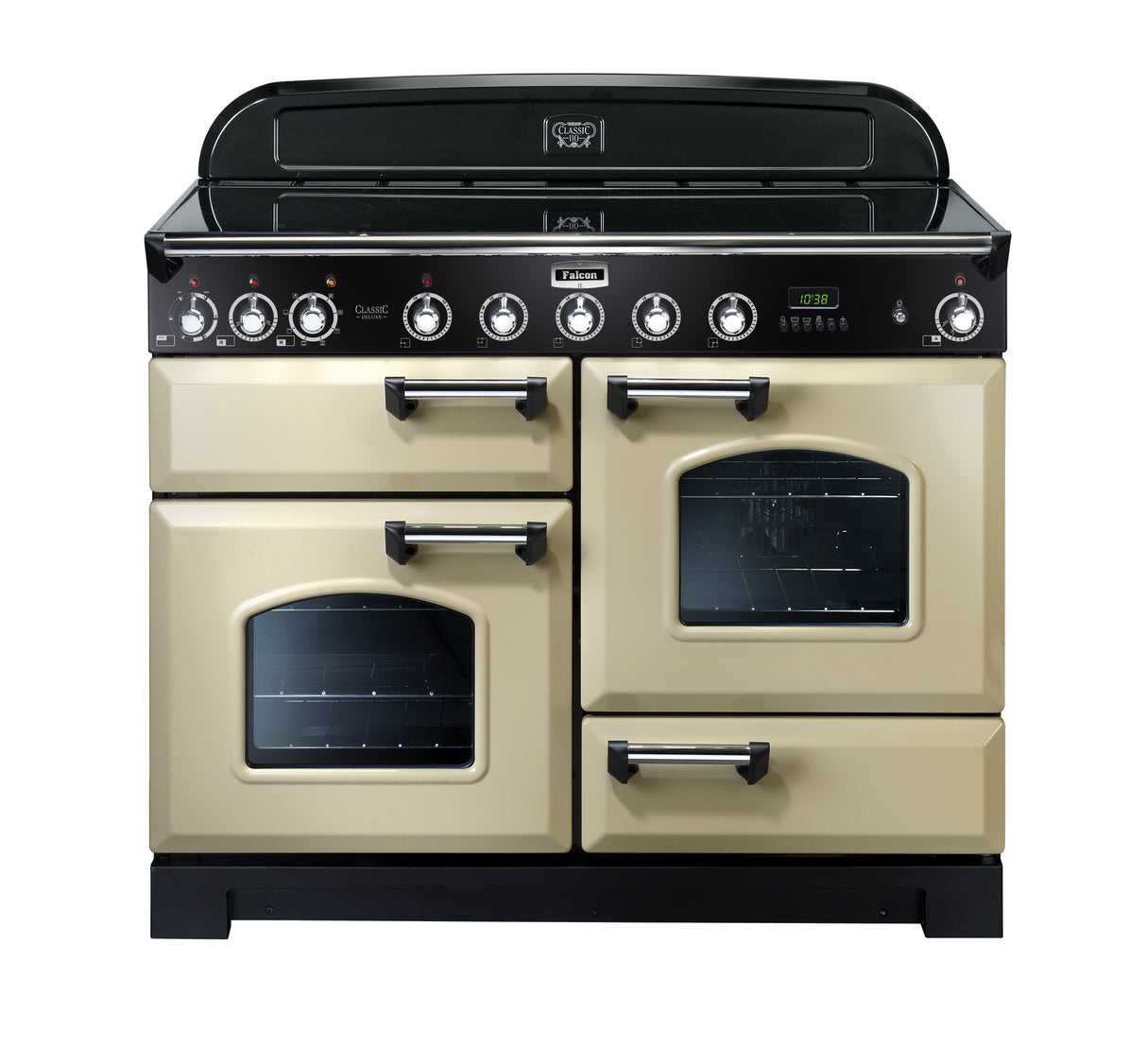 Rangemaster Classic Deluxe 110cm Induction Range Cooker - Cream /Chrome│CDL110EICR/C