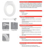 Bemis Kensey Ultra-Fix Heavy Duty Toilet Seat (ring only)